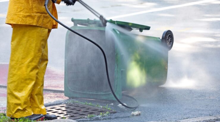 Jet Bin Washing